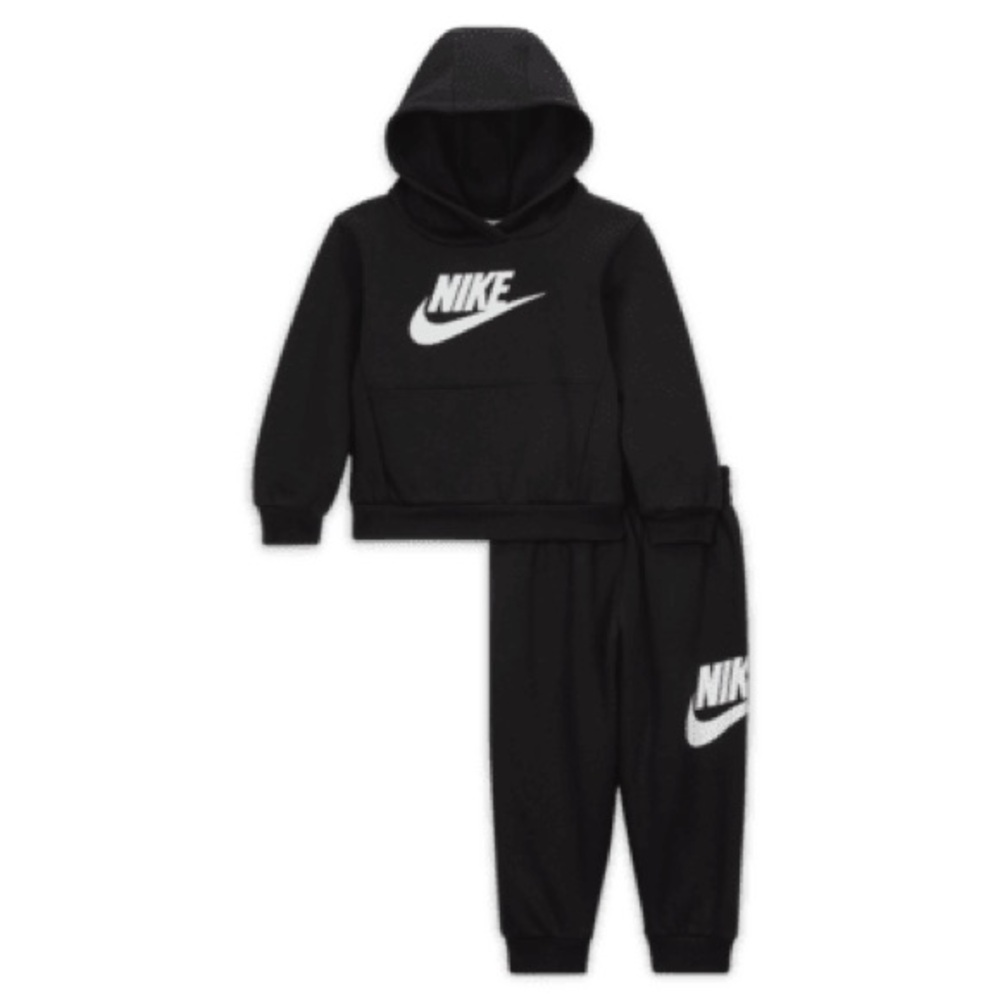 Toddler Boys Nike Black Hoodie and Joggers Set